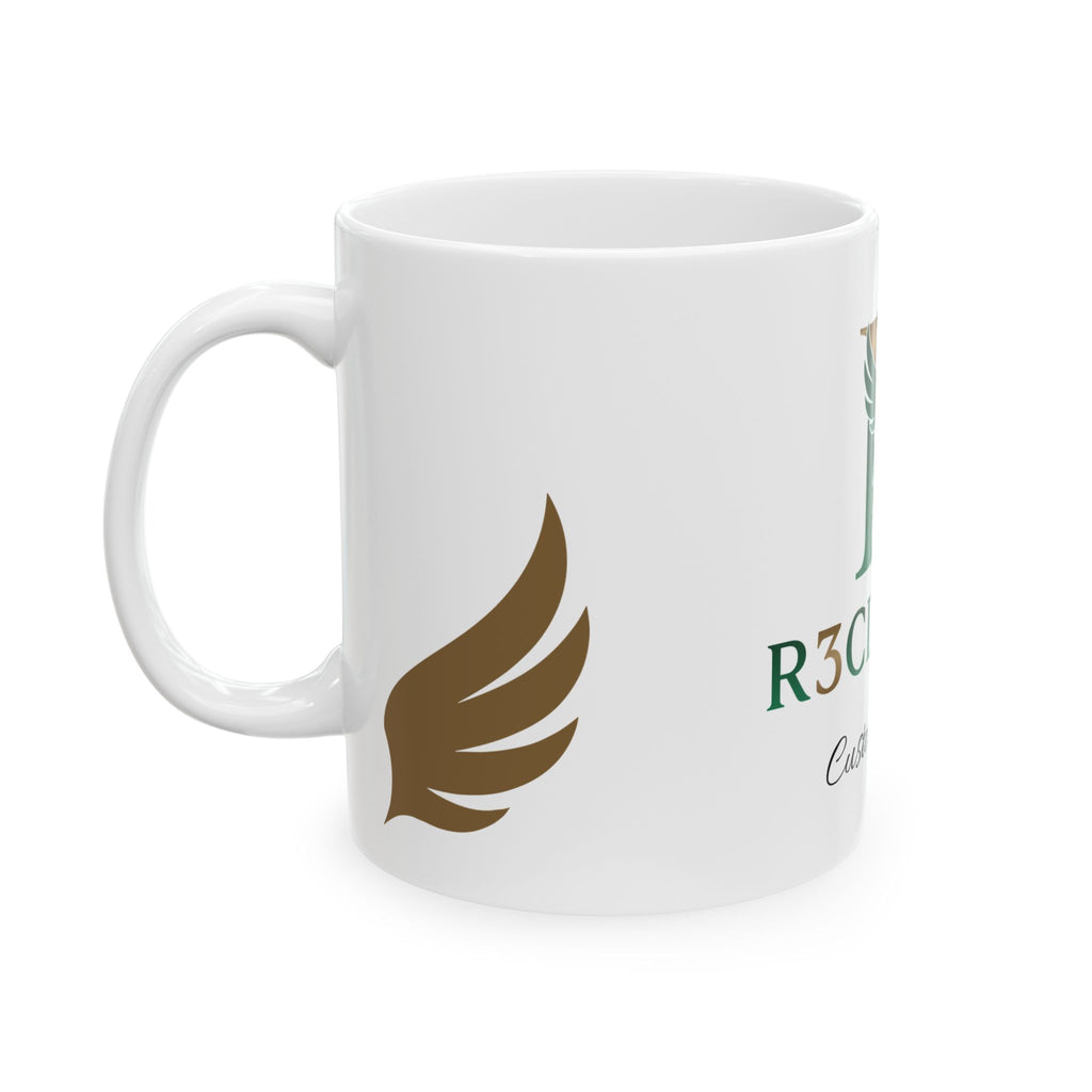 R3CLAIM.U Custom Name Ceramic Mug, (11oz, 15oz)