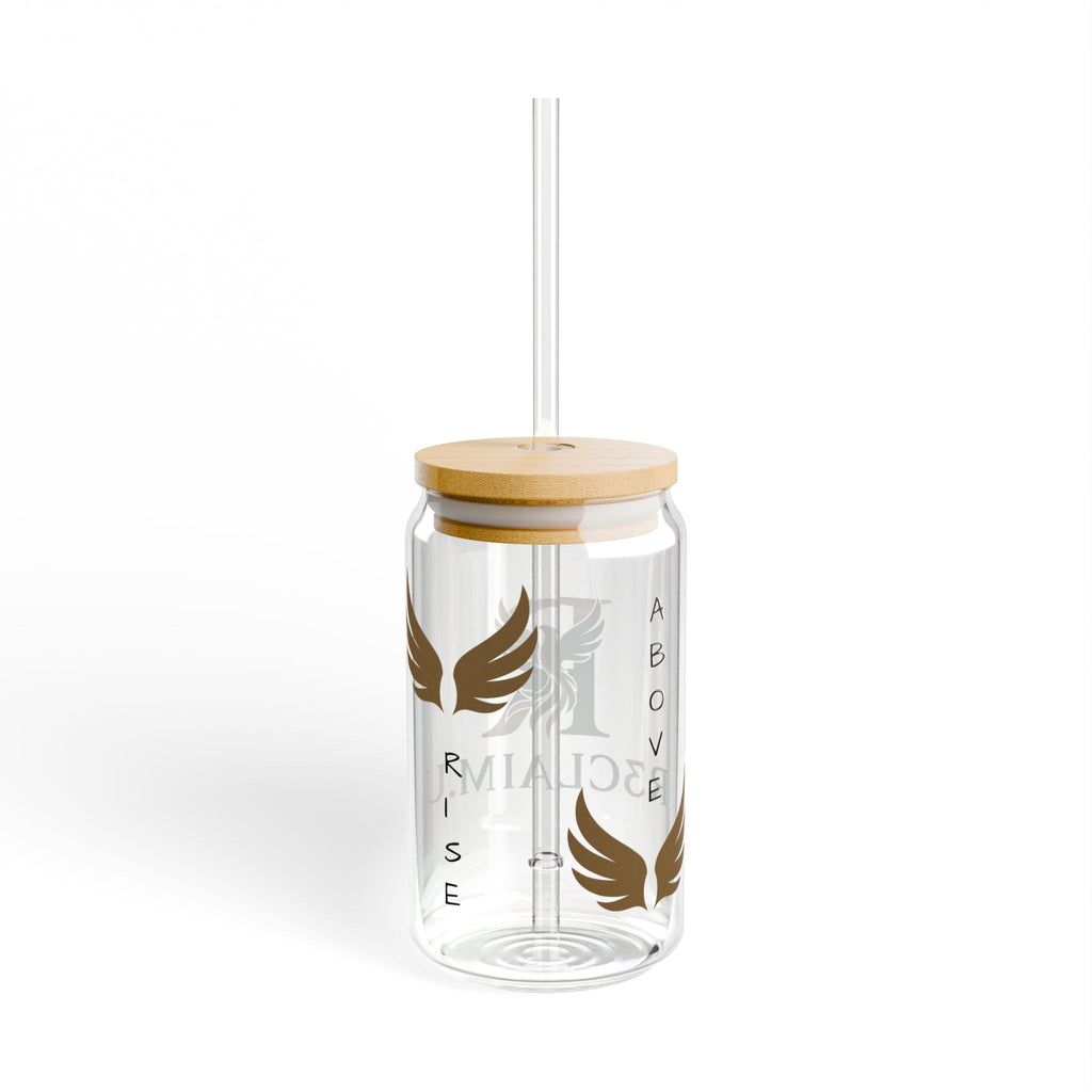 Rise Above-Sipper Glass, 16oz