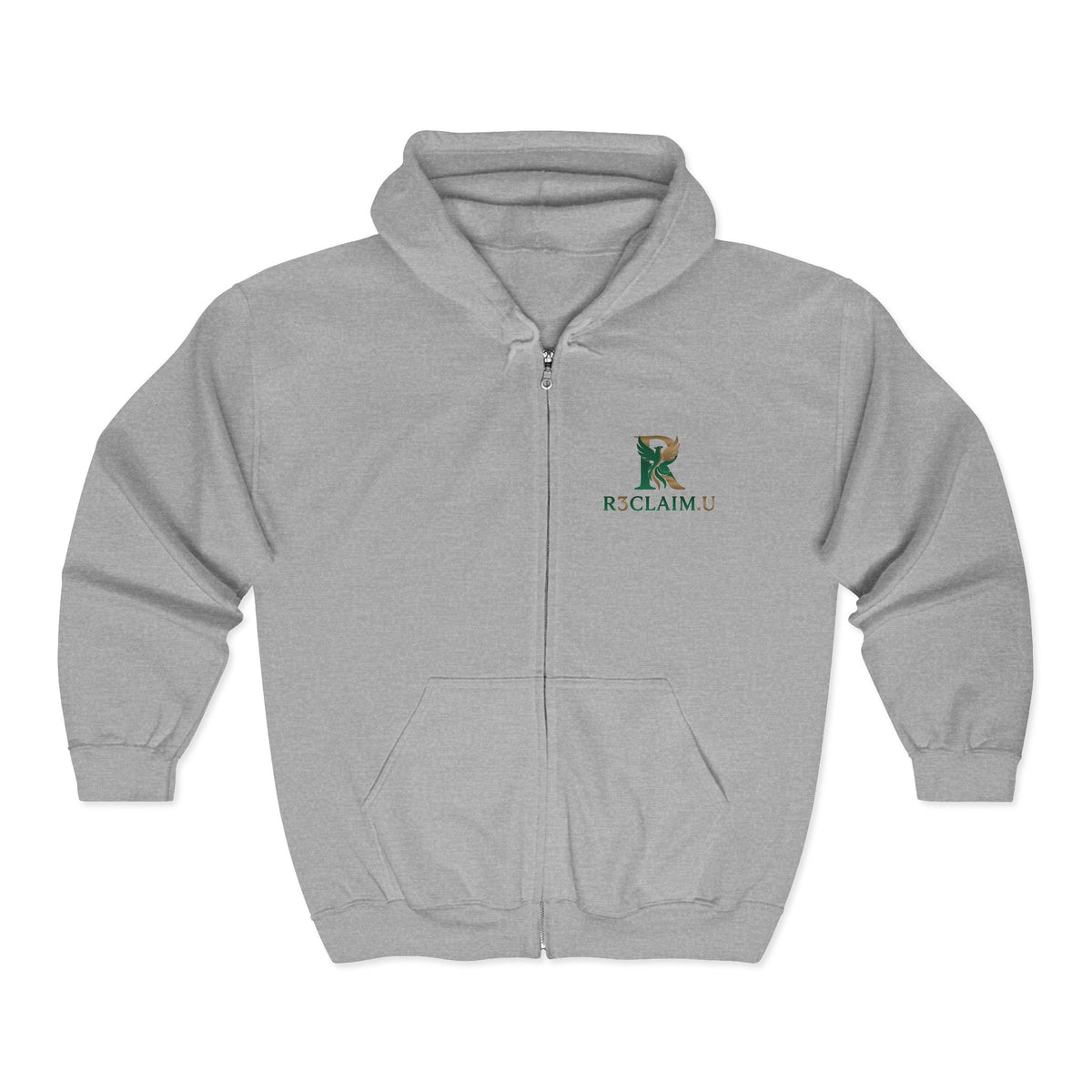 "Made to rise" -Unisex Heavy Blend™ Full Zip Hooded Sweatshirt