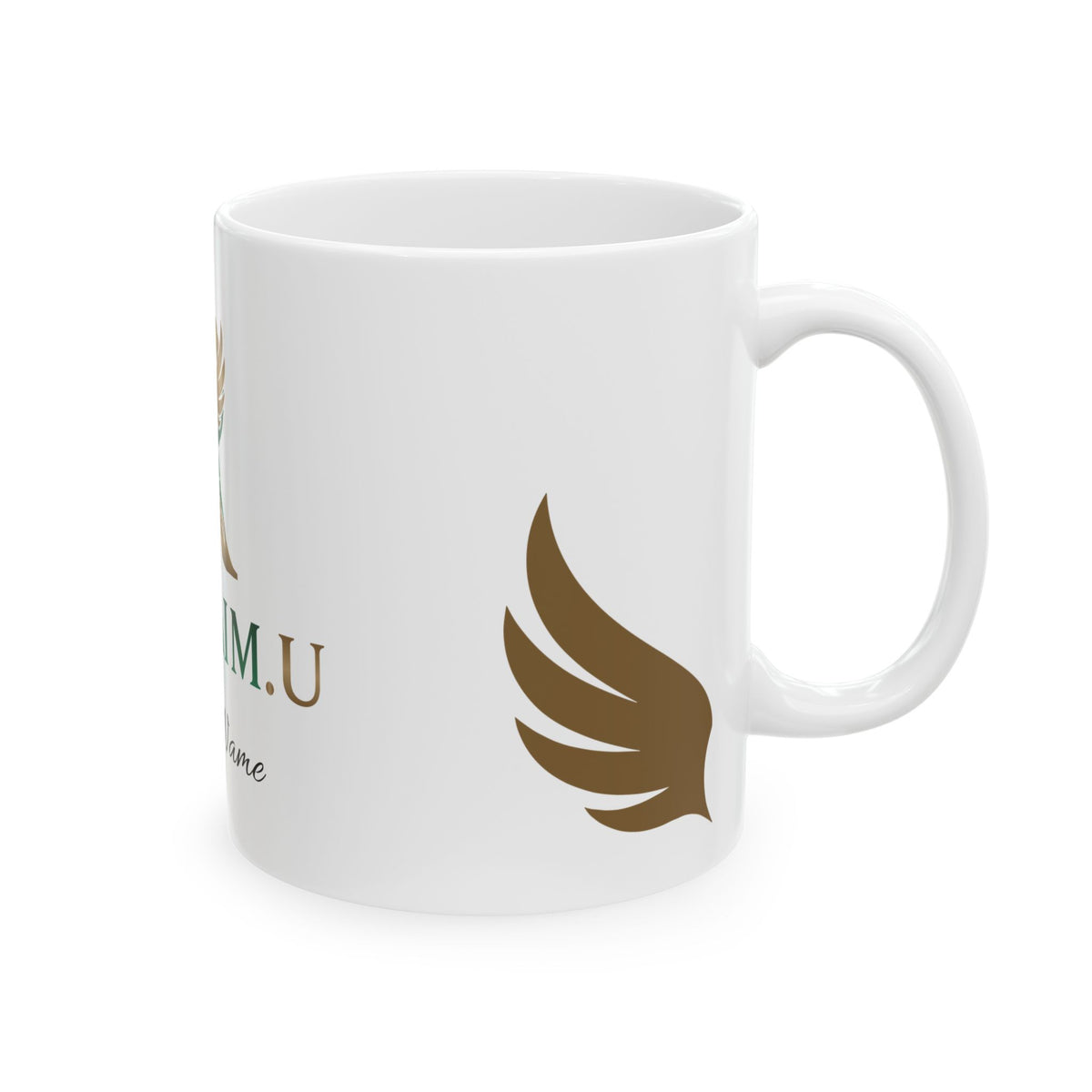 R3CLAIM.U Custom Name Ceramic Mug, (11oz, 15oz)