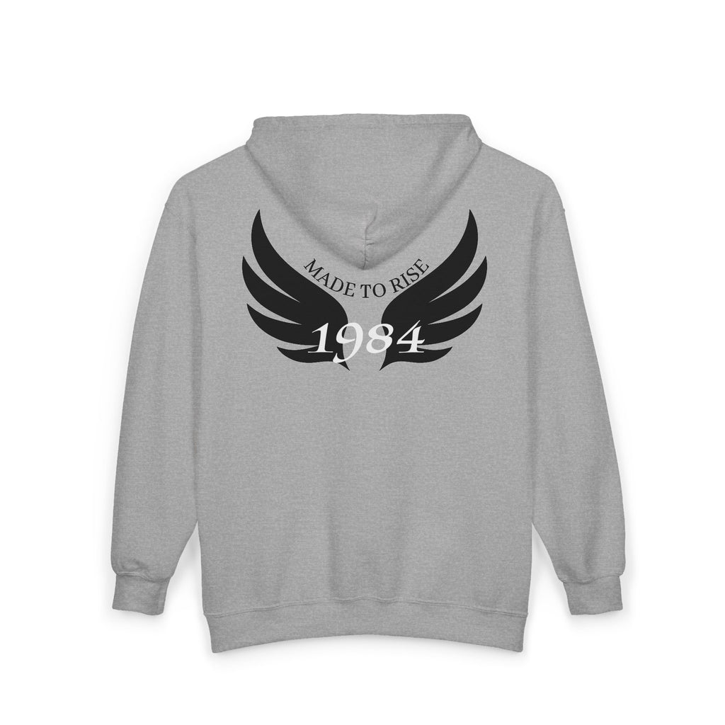 "Made to rise" -Unisex Heavy Blend™ Full Zip Hooded Sweatshirt
