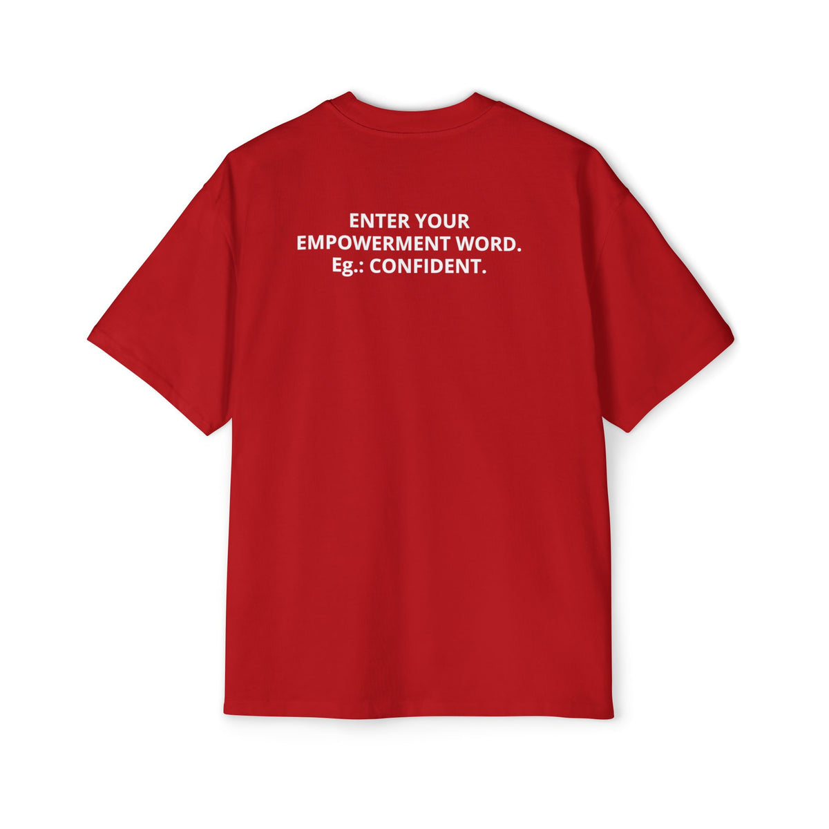 Men's Heavy Oversized Custom T-Shirt for Everyday Wear