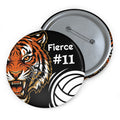 Custom Pin Button - Tiger